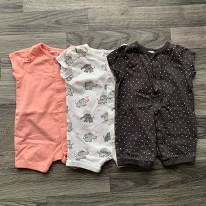 H&M Baby Romper Bundle, Size 0-1 Month